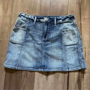 American Rag CIE Patch Pocket Denim Mini Skirt